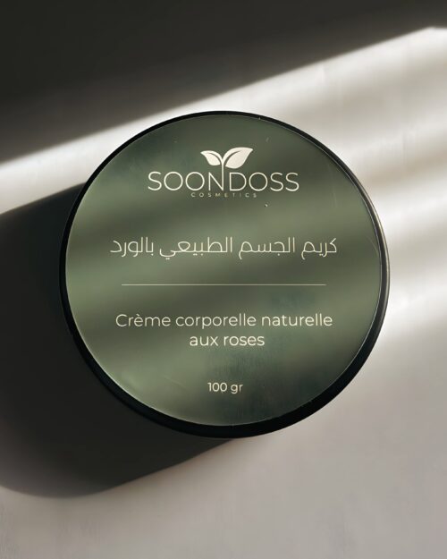 Crème de corps naturelle à base de rose (100gr)